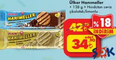 ÜLKER HANIMELLER KURABİYE 138 G fiyat ve kampanya bilgisi